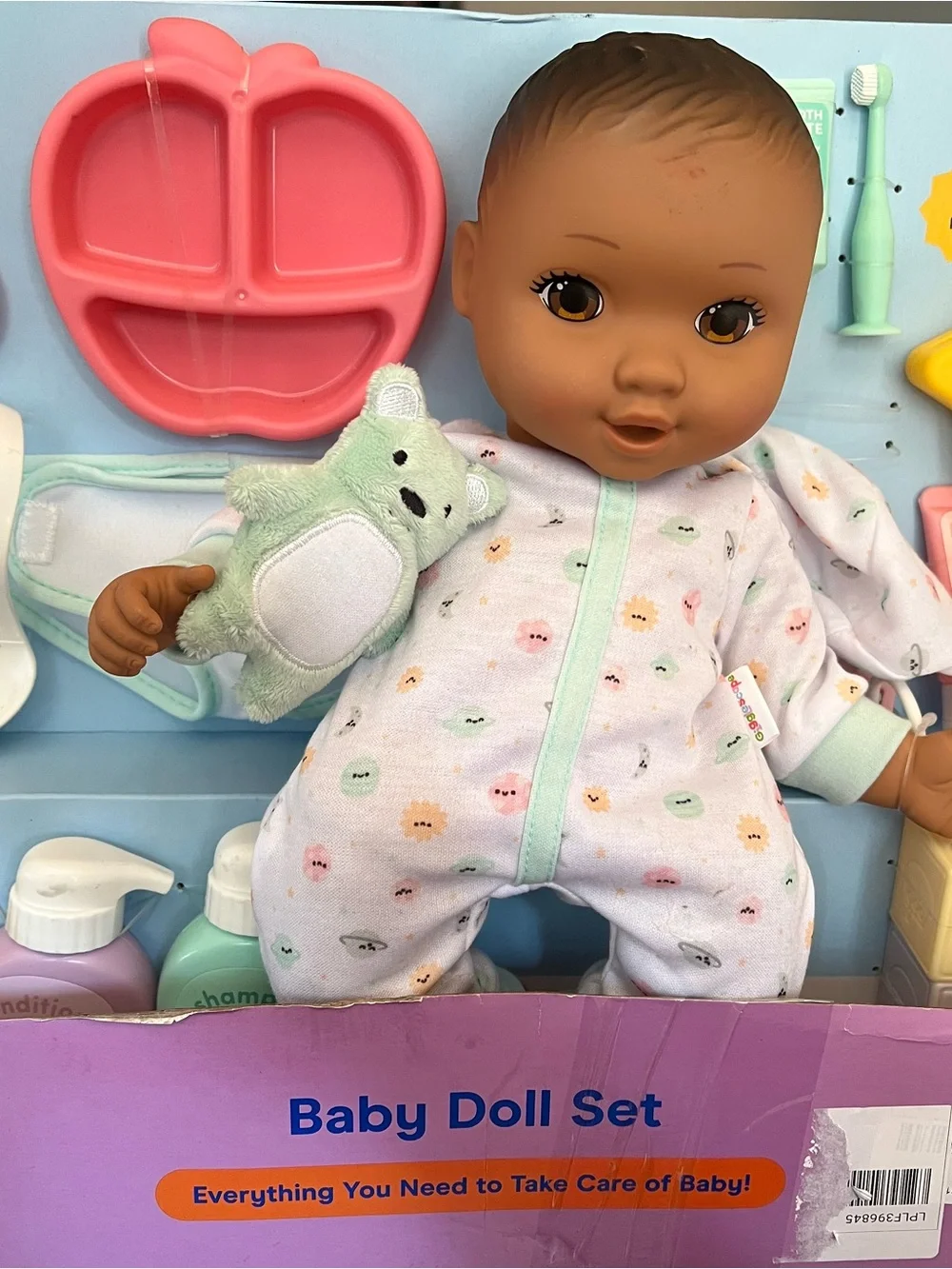 Pink Baby Doll Set with 31-Piece Accessories